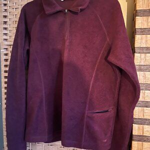 Horny Toad 3/4 zipper fleece pullover Women's Sz M